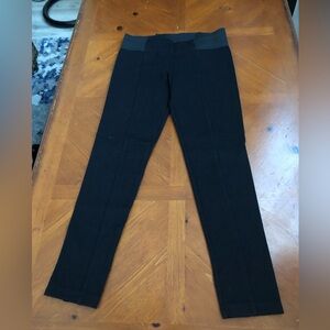 Simply Vera Vera Wang Black Legging Pants With Elastic Waist Size PS